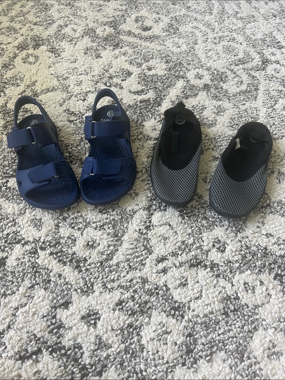 Bundle 3 pairs and get offer $20 Kids Navy Blue Sandals & water shoes
